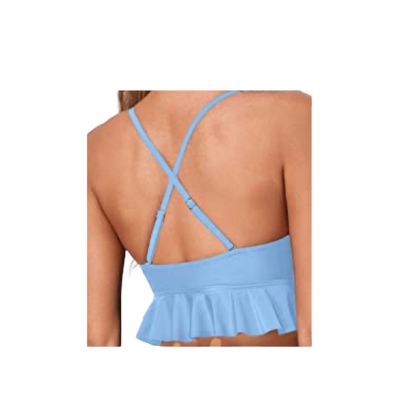 Tempt Me Bikini Ruffled Flounced Top - Picture 2 of 10